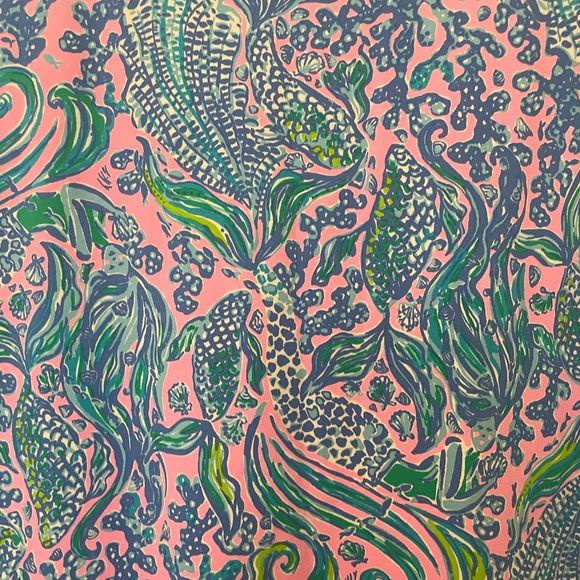 Lilly Pulitzer Pink and Blue Swim Cover-Up - Picture 9 of 9